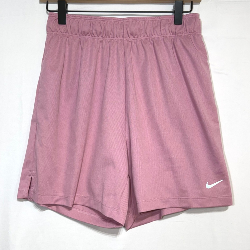 Nike Attack Women's Dri-FIT Fitness Mid-Rise 5" Unlined Shorts Pink Small NWT